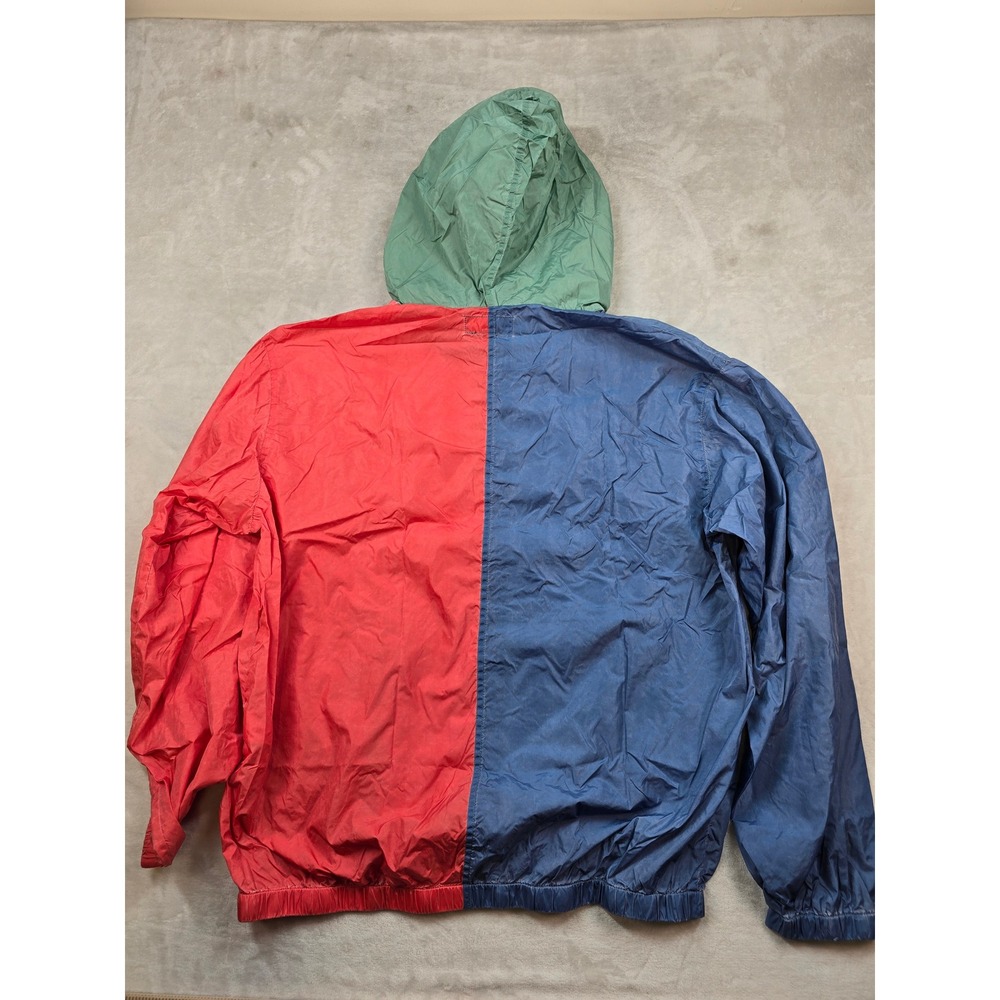 Polo Ralph Lauren Windbreaker Men Medium Colorblock 1992 Stadium Laguna $298 NEW - Picture 3 of 9